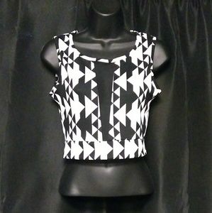 Tribal crop top